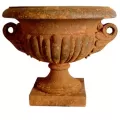 MCarr Liconfiber 25.3" Urn With Handles Rust