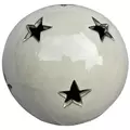 MCarr 10" Sphere W/Stars Light Cream