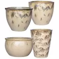 MCarr 26pc Bold Floral Planter Pallet Yellow Cream