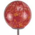 E-V 6" Round Orange Lollipop Globe Stake