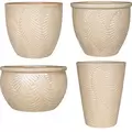 MCarr 26pc Fronds Planter Pallet Yellow Cream