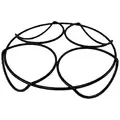 Plastec 12" Modern Trivet Black
