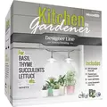 Miracle LED Designer Line Grow Kit 2 Socket Fixture w/Braided Cord, White Shade & Timer- Full Spectrum Bulbs