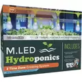 Miracle LED Hydroponics 2-Zone Grow Light Kit - 4-Socket - 6-Foot - Ultra Grow Lite - Blue Spectrum Grow Bulbs