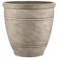 Southern Patio 18" Rubber Wright Planter Whitestone