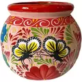 Talavera 16.5" Bella Especial Esfera Pot Red