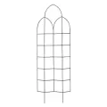 Panacea 72"x24" Black Offset Spires Trellis