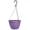 Grower Select 10.00 Everest Hanging Basket, With 18in Hanger, Blush Raisin, 70 per Case, 10.08in OD x 6.99in H, 1.5 Gallon