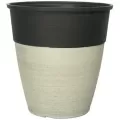 Grower Select 14.00 Hendrix Round Planter, Stone Fusion, 25 per Case, 14.49in OD x 15.00in H, 5.9 Gallon