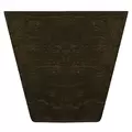 HC 15" Tahoe Square Birch Planter Falcon Brown Listo
