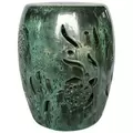 MCarr 19" Sea Turtle Stool Falling Green