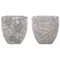 MCarr 18pc Light Cement Circle Theme Planter Pallet