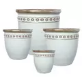 MCarr 12pc Aquapot Planter Pallet Antique White