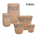 MCarr 33PC Mosaic Terra Cotta Planter Plt