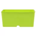SunPack 5"x5" Heavy Duty Square Pot Lime Green