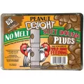 C&S 12oz Peanut Delight No Melt Suet Dough Plugs 4Pk