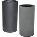 MCarr 12pc Tall Round Fiberstone Planter Pallet Mixed