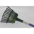 Organic Tool 11 Tine Shrub Rake With Aluminum 48" Handle
