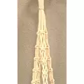 Primitive 40" Woven Link Hanger Cream