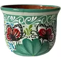 Talavera 8" Bella Especial Champanera Pot Teal