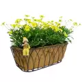 Austram 24" Lotus Trough Planter Black