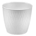 Deroma 6.3" Ariel Round Col White