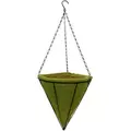 Gardener Select 12" Jute Cone Hanging Basket w/ Green Coco Liner 12/CS