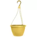 Grower Select 10.00 Everest Hanging Basket, With 18in Hanger, Blush Sunglow, 70 per Case, 10.08in OD x 6.99in H, 1.5 Gallon