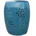 MCarr 19" Tall Butterfly Stool Peacock