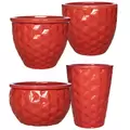 MCarr 26pc Hexagonal Planter Pallet Red