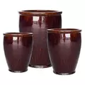 MCarr 15pc Tall Smooth Planter Pallet Eggplant