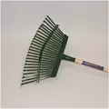 Organic Cal Leaf Rake With Wood 48" Handle