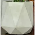 PHG 4.5"x4.5" Geometry Skyline Tumbler Planter Polished Concrete