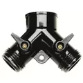 Rain Drip Y Conn Dual Shutoff