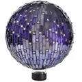 VCS 10" Purple With Bling Glass Globe