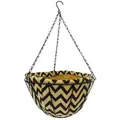 Gardener Select 12" Jute H/B Black Wave Coco Liner 6/CS