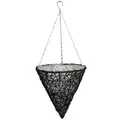 Gardener Select 14" Cone Hanging Basket Dark Blue Wicker 20/CS