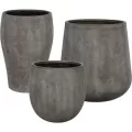 MCarr 18pc Tall Sand Rock Planter Pallet Rustic Brown