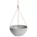 Artstone Napa 10" Hanging Bowl Grey