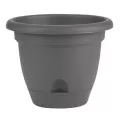 Bloem 12" Lucca Planter Charcoal
