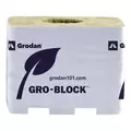 Gro Block Improved Medium 4Inches GR7,5 w/ hole (4Inchesx4Inches3.1Inches) wrapped (6/strip- 32 strips per cs) 192 per case