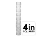 VineLine Durable Plastic Trellis Netting White Roll 6.5ft x 3300ft w/ 4" Squares