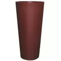 Tusco 20" Cosmo Tall Round Planter Oxblood