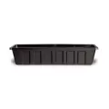 Novelty 36" Polypro Flower Box Planter Black