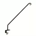 Hookery 30" Arm Plant Feeder Hook With Rail Mount Bracket