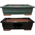 MCarr 2PC 16.6" Bonsai Planter Set Mixed Colors