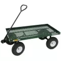 Millside 20"x38" Metal Deck Wagon w/ Flat Free Tires