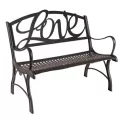 Painted Sky Loveseat Love Iron