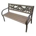 Painted Sky Bench Cardinals 2-Tone Steel