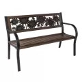 Painted Sky Bench Sunflower 2 Tone Tube Steel
